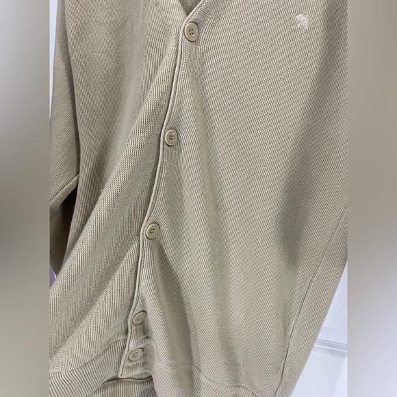 Men's Beige Cardigan Sweater - Picture 5 of 10